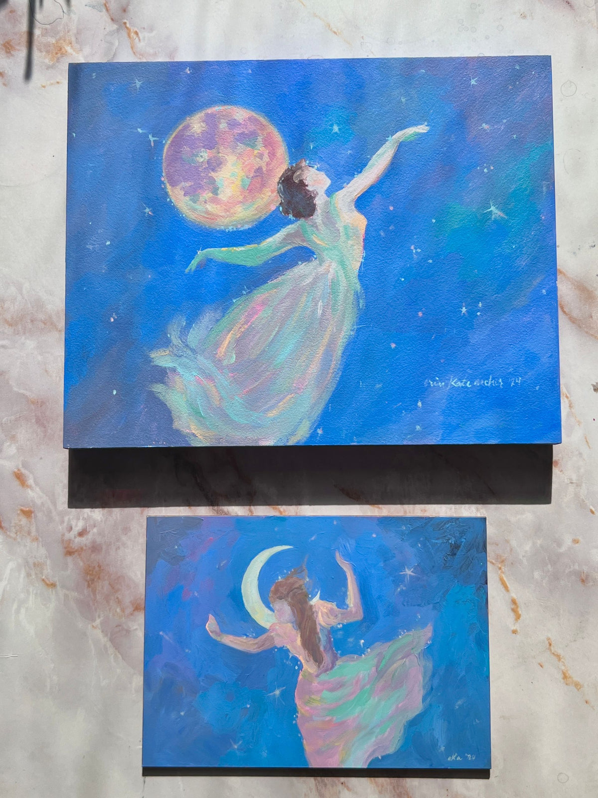 study for a woman's place | 5x7