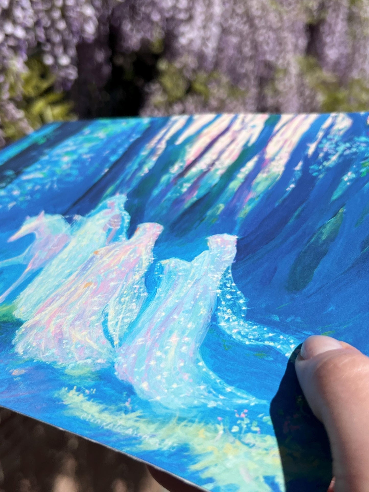 ever onward - art print from original acrylic painting