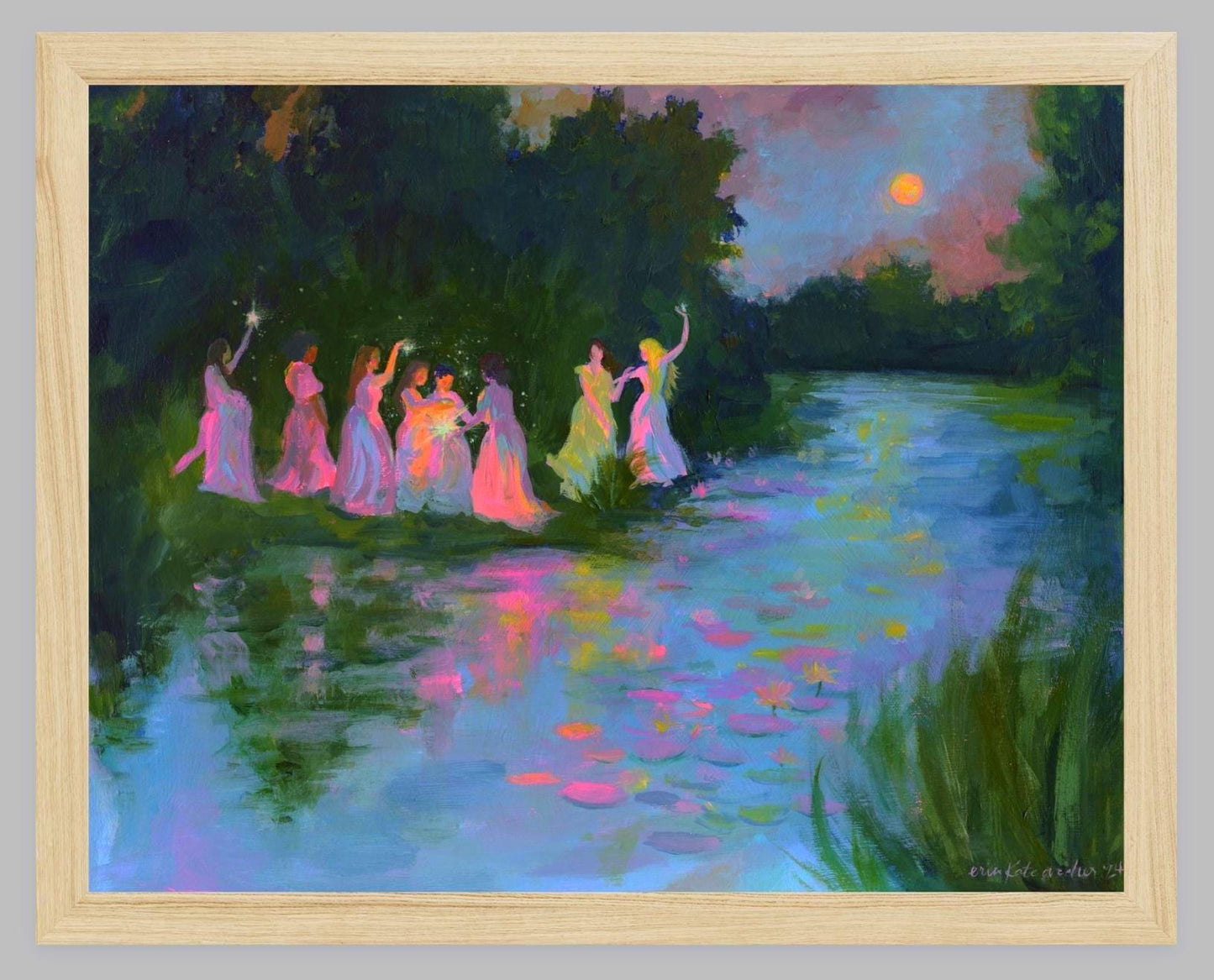edge of renewal - art print from original acrylic painting