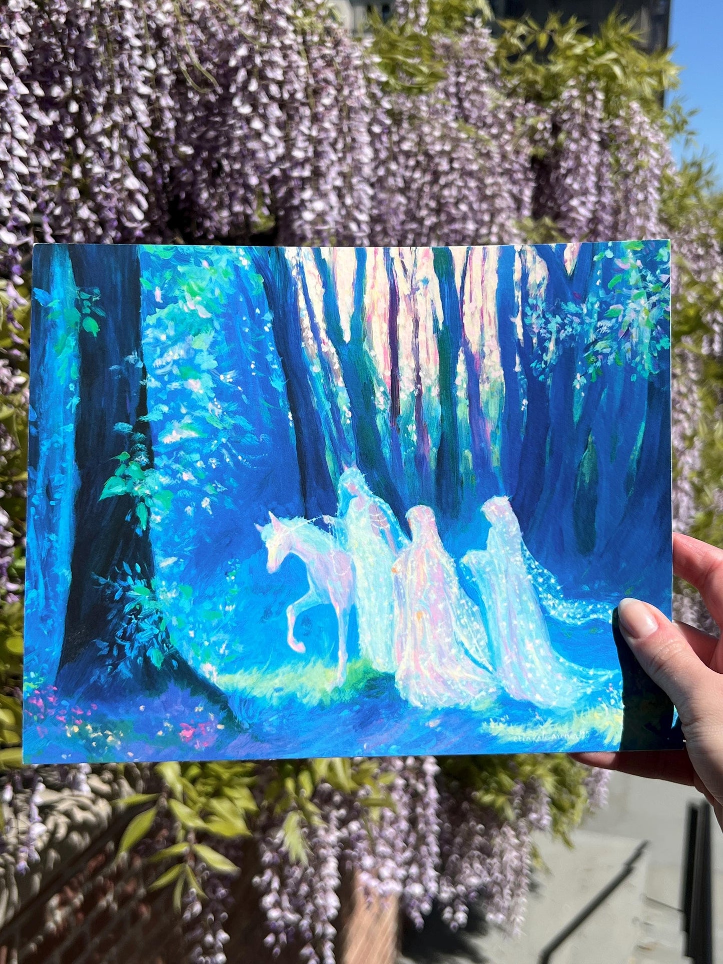 ever onward - art print from original acrylic painting