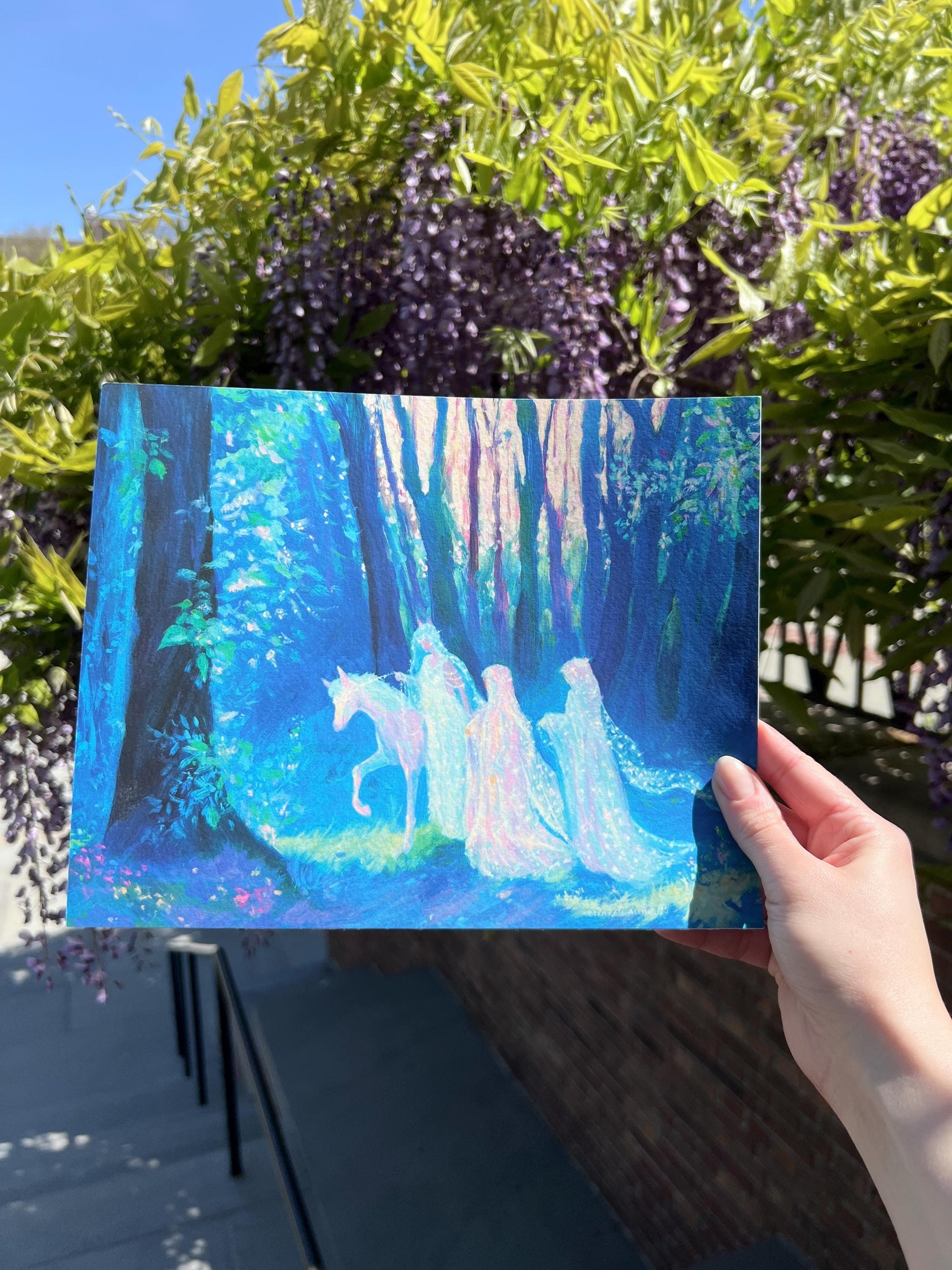 ever onward - art print from original acrylic painting