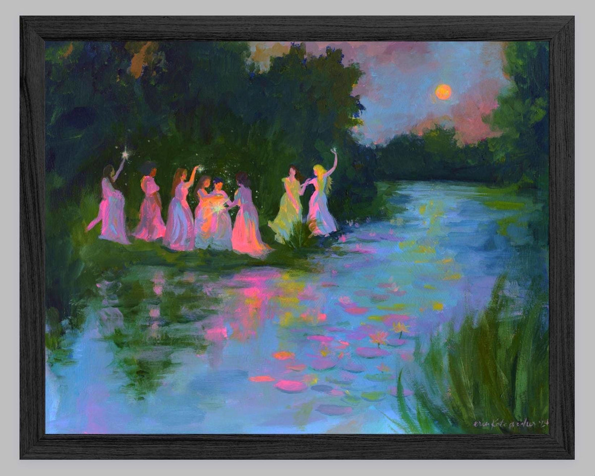 edge of renewal - art print from original acrylic painting
