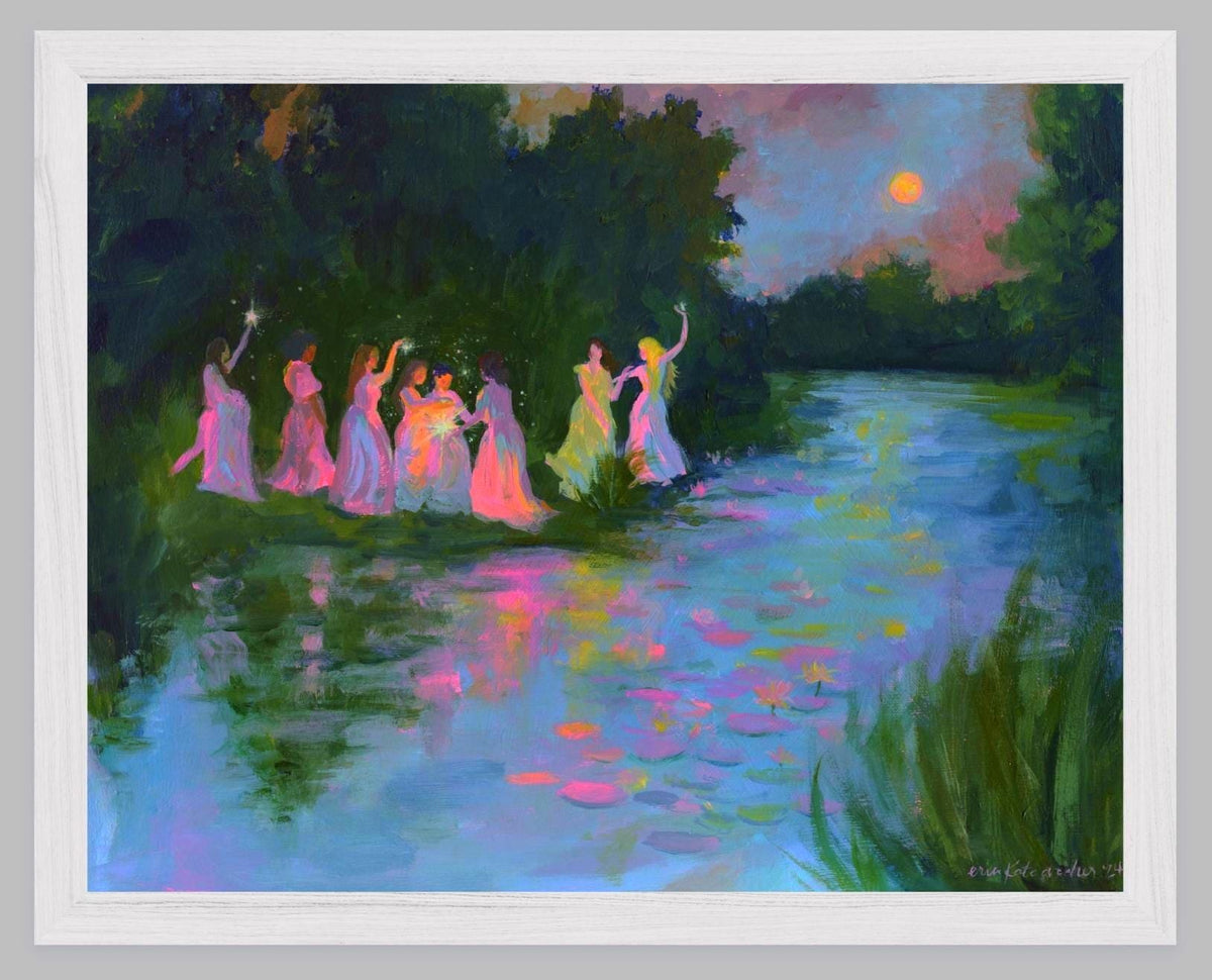 edge of renewal - art print from original acrylic painting