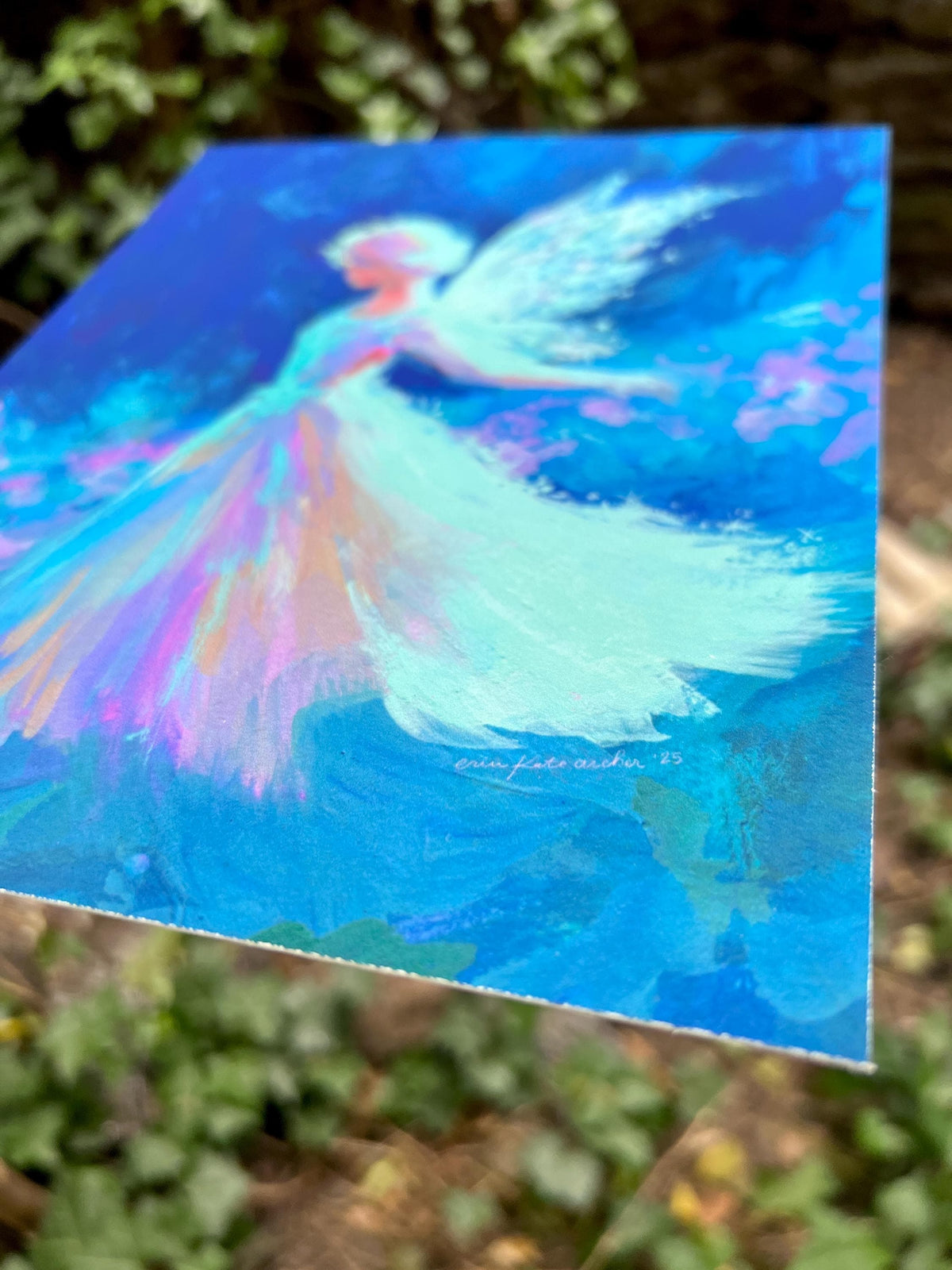 Fairy Art Print: "fleeting fae" from original Gouache Painting - inspired by fantasy novels and fairy tales