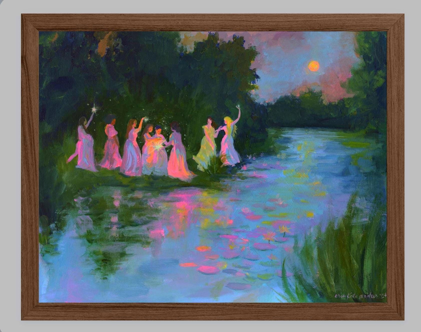 edge of renewal - art print from original acrylic painting