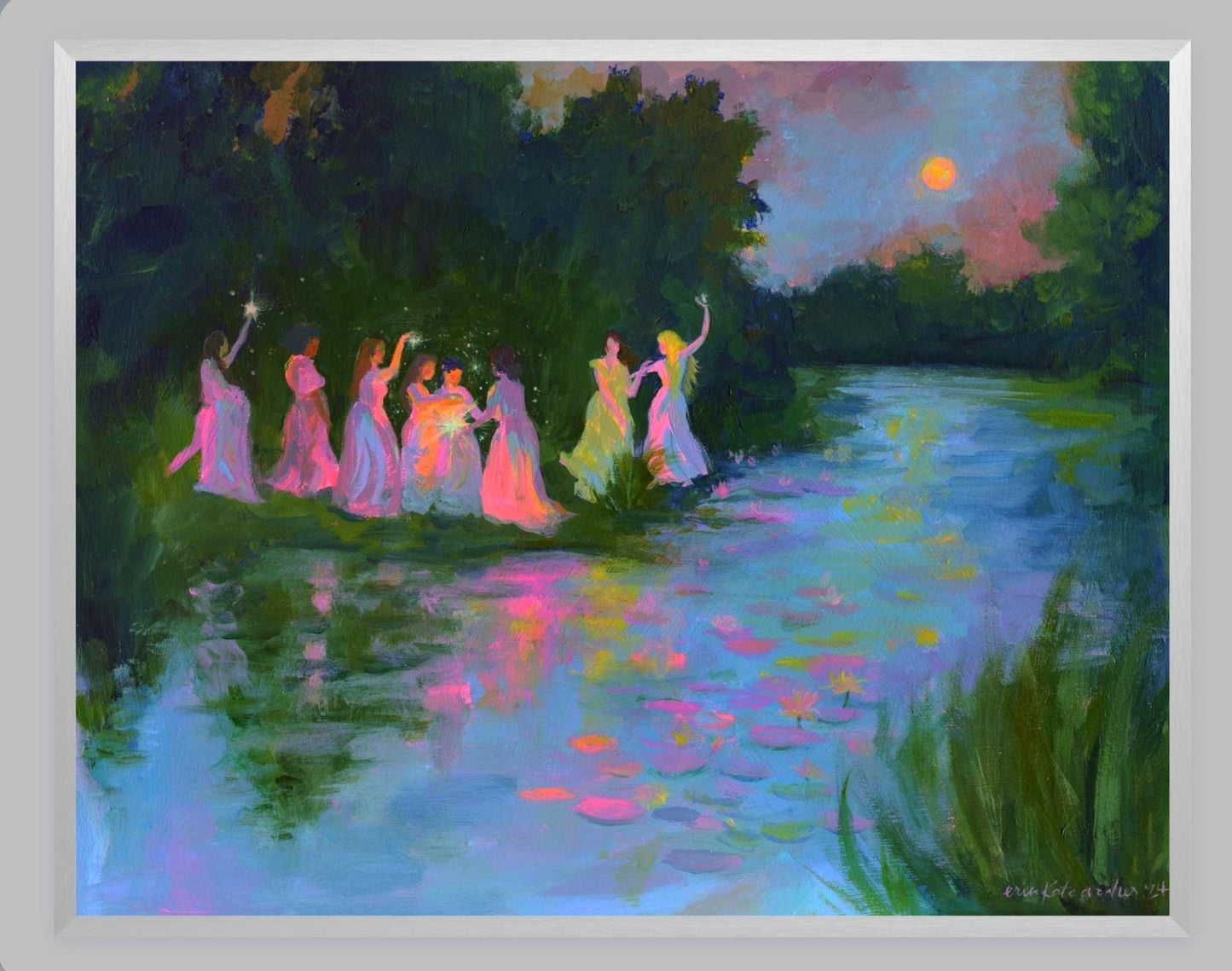 edge of renewal - art print from original acrylic painting